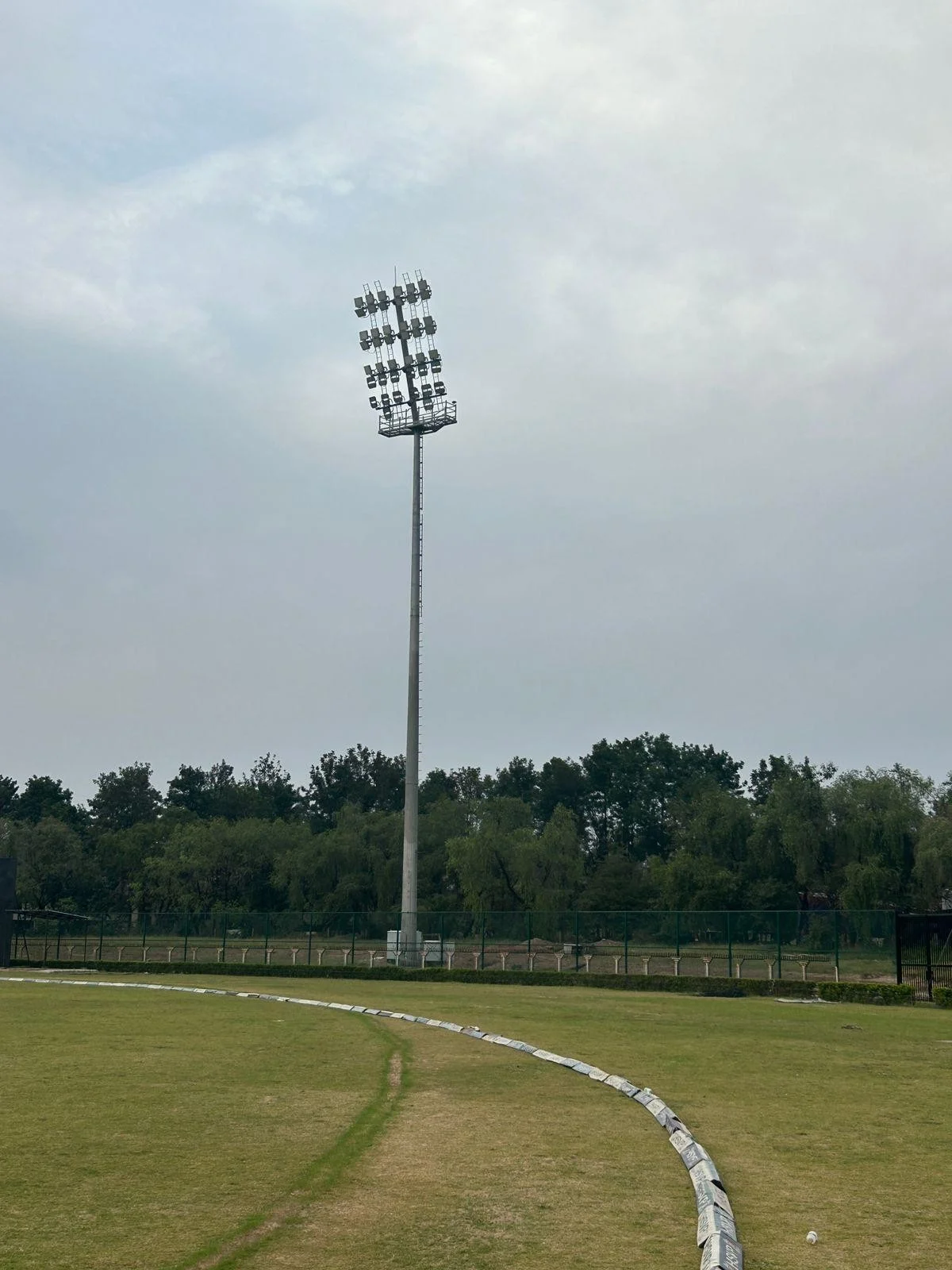ambey electrical past work - high mast lighting at cricket stadium